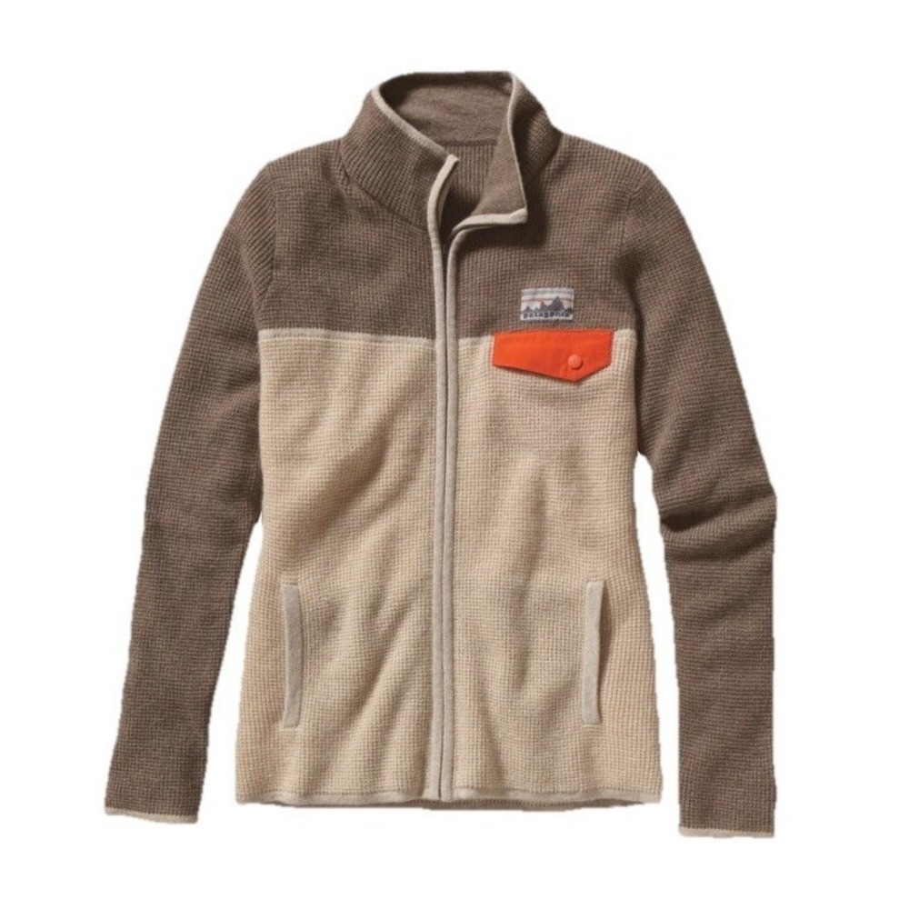 Patagonia Undyed Natural Yarns Mongolian 100% Cashmere Cardigan Women's L